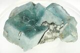 Colorful Cubic Fluorite Crystals with Phantoms - Yaogangxian Mine #215794-2